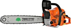 TIMBERPRO - Kettingzaag - 62 Cc - Benzine - Zwaardlengte 50 Cm - Met Transportzak - Met 2e Ketting -Tuin- En Buitenwinkels 1200x484 1