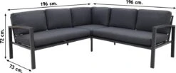 Wellington Lounge Dining Set - Carbon Black 22 Wellington Lounge Dining Set - Carbon Black -Tuin- En Buitenwinkels 1200x500