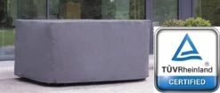 Weersbestendige Beschermhoes Tuinset (S) | 165 X 135 X 95 Cm | Premium | Waterproof | TÜV Rheinland Gecertificeerd | Hoes Voor Tuin | Waterdicht | Solution Dyed (verkleuring Onmogelijk) | Grijs / Antraciet -Tuin- En Buitenwinkels 1200x511 1