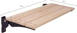 MaximaVida Opklapbare Gevelbank Jordaan 100 Cm- FSC Eikenhout -Tuin- En Buitenwinkels 1200x518