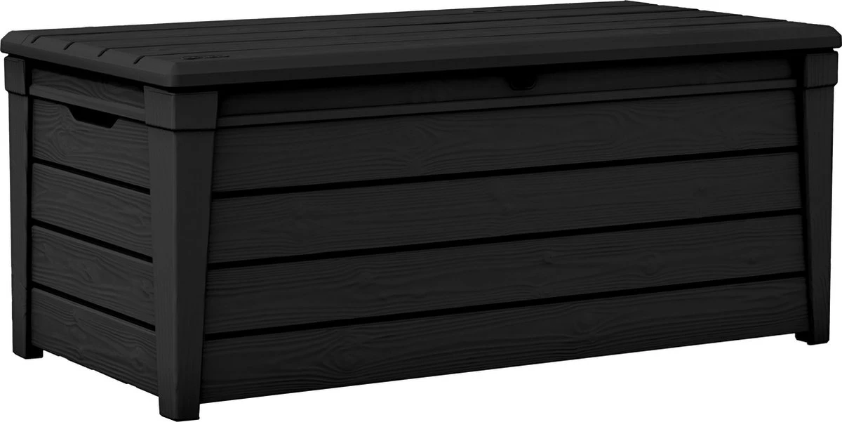 Keter Brightwood Opbergbox - 455L - 145x69,7x60,3 Cm - Grafiet 1 Keter Brightwood Opbergbox - 455L - 145x69,7x60,3 Cm - Grafiet