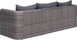 VidaXL 3-delige Loungeset Met Kussens Poly Rattan Grijs -Tuin- En Buitenwinkels 1200x621