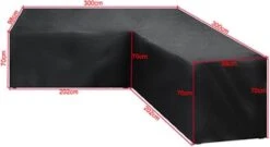 BOTC Tuinbank Beschermhoes - Beschermhoes Voor Hoekbank - Premium Tuinbank Beschermhoes - L-vorm - 300/98 X 300/98 X 70cm - Zwart 11 BOTC Tuinbank Beschermhoes - Beschermhoes Voor Hoekbank - Premium Tuinbank Beschermhoes - L-vorm - 300/98 X 300/98 X 70cm - Zwart -Tuin- En Buitenwinkels 1200x655