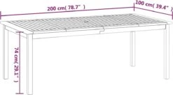 Prolenta Premium - Tuintafel 200x100x74 Cm Massief Acaciahout -Tuin- En Buitenwinkels 1200x659 1