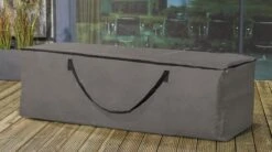 Opbergtas Voor Tuinmeubelkussens - 200 X 75 X 60 Cm (4 – 6 Lounge- Tuinkussens) - Grijs / Antraciet -Tuin- En Buitenwinkels 1200x669