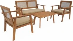 Tuinmeubelset 4 Zitplaatsen + 1 Salontafel L Alice's Garden -Tuin- En Buitenwinkels 1200x679 3