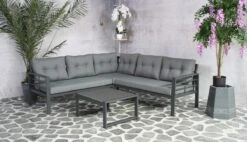 SenS-Line Elba Aluminium Loungeset | Met Koffietafel -Tuin- En Buitenwinkels 1200x692