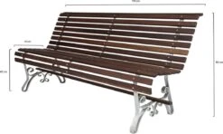 MaximaVida Tuinbank Budapest Oil 170 Cm - Uit Exclusief Mahoniehout -Tuin- En Buitenwinkels 1200x717 1