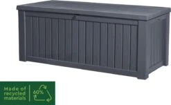 Keter Rockwood Opbergbox - 570L - 155x72.4x64.4cm - Grafiet -Tuin- En Buitenwinkels 1200x738 2