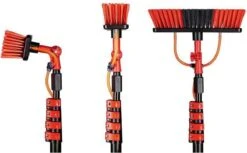 HIGHWALL Telescoopsteel Met Borstel - Glazenwassersset - Tot 4,6m Uitschuifbaar - Met Zeepdispenser -Tuin- En Buitenwinkels 1200x742 2