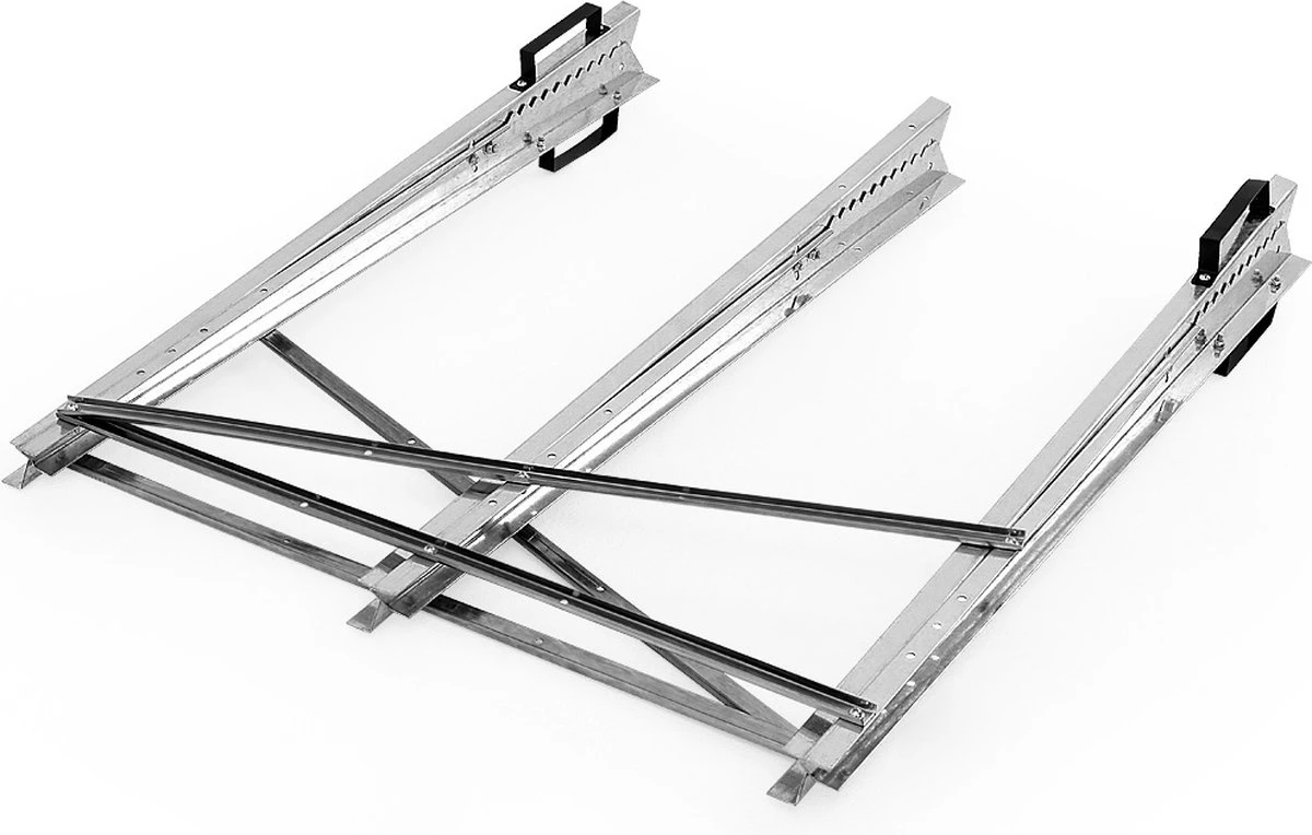 Merkloos Monzana Zaagbok - Metaal Opvouwbaar 83x81x88cm - Zilver 5 Merkloos Monzana Zaagbok - Metaal Opvouwbaar 83x81x88cm - Zilver - Afbeelding 5