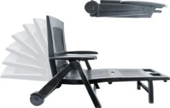 Casaria Ligstoel Zircone – Verstelbaar/Wielen Tot 120 Kg – Antraciet -Tuin- En Buitenwinkels 1200x766 1