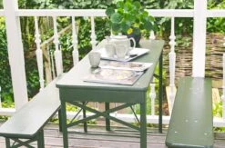 MaximaVida Inklapbare Biertafel Berlijn 120 X 50 Cm Olijfgroen - FSC Hout -Tuin- En Buitenwinkels 1200x793