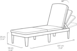 Allibert Jaipur Ligbed - 58x187,5x29 Cm - Grafiet -Tuin- En Buitenwinkels 1200x796 1