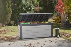 Keter Denali Opbergbox - 570L - 151,7x72,5x70cm - Grijs -Tuin- En Buitenwinkels 1200x800 100