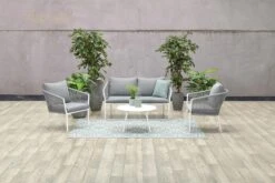Garden Impressions Fleurie Loungeset 4-delig - Rope - Mat Wit/ Licht Grijs -Tuin- En Buitenwinkels 1200x800 138