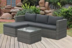 MaxxGarden Loungeset – Rattan Hoekset - 4 Persoons - Incl. Salontafel - Grijs 9 MaxxGarden Loungeset – Rattan Hoekset - 4 Persoons - Incl. Salontafel - Grijs -Tuin- En Buitenwinkels 1200x800 140