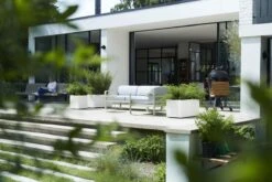 Elho Vivo Structure Finish Lang 90 - Plantenbak Voor Binnen & Buiten - Ø 88 X H 41 - Wit -Tuin- En Buitenwinkels 1200x800 442