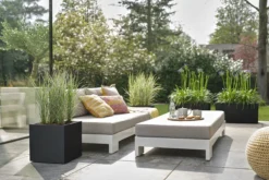 Elho Vivo Next Vierkant 40 - Plantenbak Voor Binnen & Buiten - Ø 39.0 X H 37.9 Cm - Zwart/Living Black -Tuin- En Buitenwinkels 1200x800 443