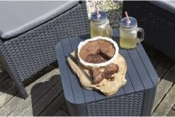 ALLIBERT Keter Luzon Opbergtafel - 39x39x43cm - Donkergrijs -Tuin- En Buitenwinkels 1200x806 4