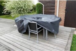 Nature - Tuinmeubelhoes - Beschermhoes Voor Tafel (rechthoekig) - H90 X 225 X 143cm -Tuin- En Buitenwinkels 1200x816