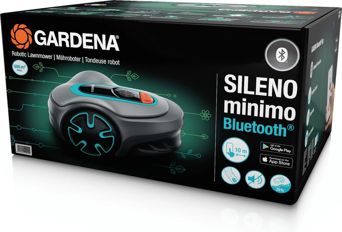 GARDENA - Sileno Minimo 500 Robotmaaier - Voor Gazons Tot Ca. 500 M² 11 GARDENA - Sileno Minimo 500 Robotmaaier - Voor Gazons Tot Ca. 500 M² - Afbeelding 11