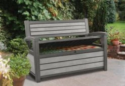 Keter - Hudson Bench Box - 2-zits Bank - Opbergbox - Hout Look & Feel - 227L - 138x63x89cm - Antraciet 16 Keter - Hudson Bench Box - 2-zits Bank - Opbergbox - Hout Look & Feel - 227L - 138x63x89cm - Antraciet -Tuin- En Buitenwinkels 1200x832 2