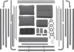 Schommelbank / Ligbank Kassandra - Donkergrijs -Tuin- En Buitenwinkels 1200x846