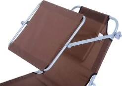 Outsunny Ligstoel Ligbank Voor Buiten Ligstoel Voor Op Het Strand Inklapbaar Met Zonnedak 3 Kleuren 84B-001 -Tuin- En Buitenwinkels 1200x849