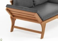 Loungebank Tuin FSC Antraciet – Makkelijk Verstelbaar Lounge Bank Balkon – Tuinbank Lounge Hardhout FSC – Perfecthomeshop -Tuin- En Buitenwinkels 1200x851