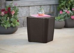 ALLIBERT Keter Luzon Opbergtafel - 39x39x43cm - Donkergrijs -Tuin- En Buitenwinkels 1200x857 5