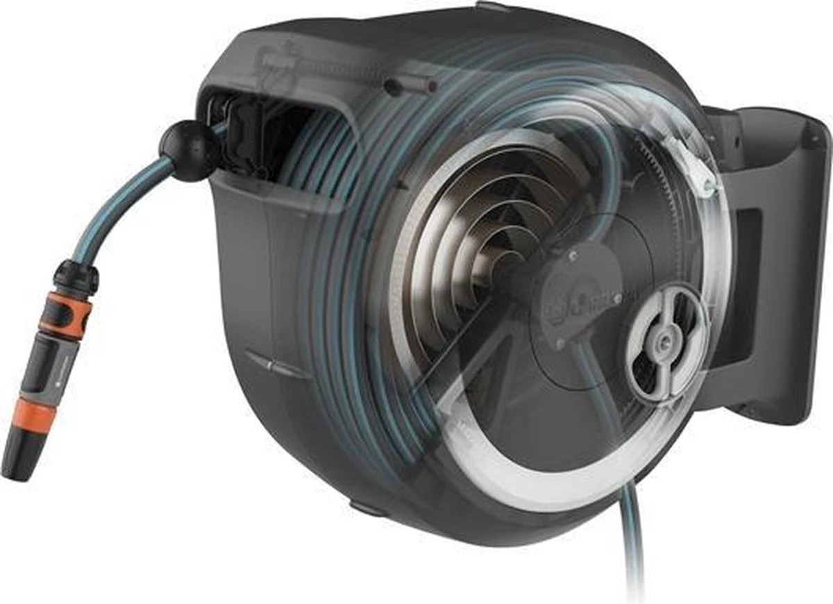 GARDENA - Wandslangenbox RollUp M/L Wit - 25 Meter Slang 3 GARDENA - Wandslangenbox RollUp M/L Wit - 25 Meter Slang - Afbeelding 3