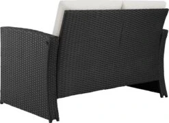 Tectake - Wicker Zitgroep Tuinset Lucca - Zwart - 404131 -Tuin- En Buitenwinkels 1200x880 1