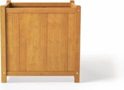 Houten Plantenbak Met Wieltjes 50x50 - Geolied Duurzaam FSC Acaciahout – Bloembak Buiten - Plantenbakken Buiten - Perfecthomeshop -Tuin- En Buitenwinkels 1200x880 9