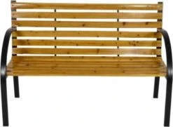 Dutcc 41142 - Tuinbank - Woodstock - 120 Cm – Zwart -Tuin- En Buitenwinkels 1200x881