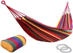 Hangmat - 200x80cm - 1 Persoons - Multi Color -Tuin- En Buitenwinkels 1200x884 2