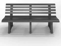 Casaria Tuinbank Orchidea – Kunststof/240kg Belastbaar – Antraciet -Tuin- En Buitenwinkels 1200x897