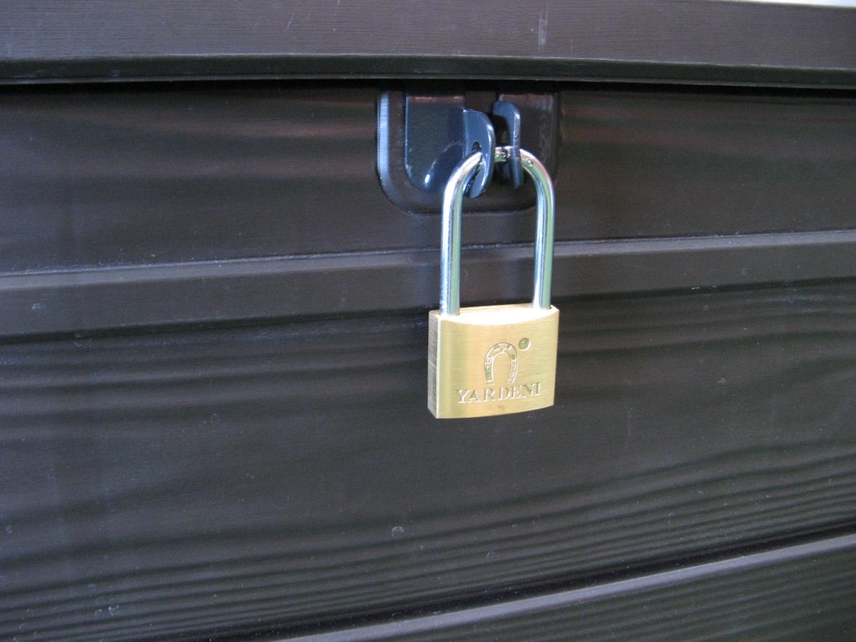 Keter Brightwood Opbergbox - 455L - 145x69,7x60,3 Cm - Grafiet 5 Keter Brightwood Opbergbox - 455L - 145x69,7x60,3 Cm - Grafiet - Afbeelding 5