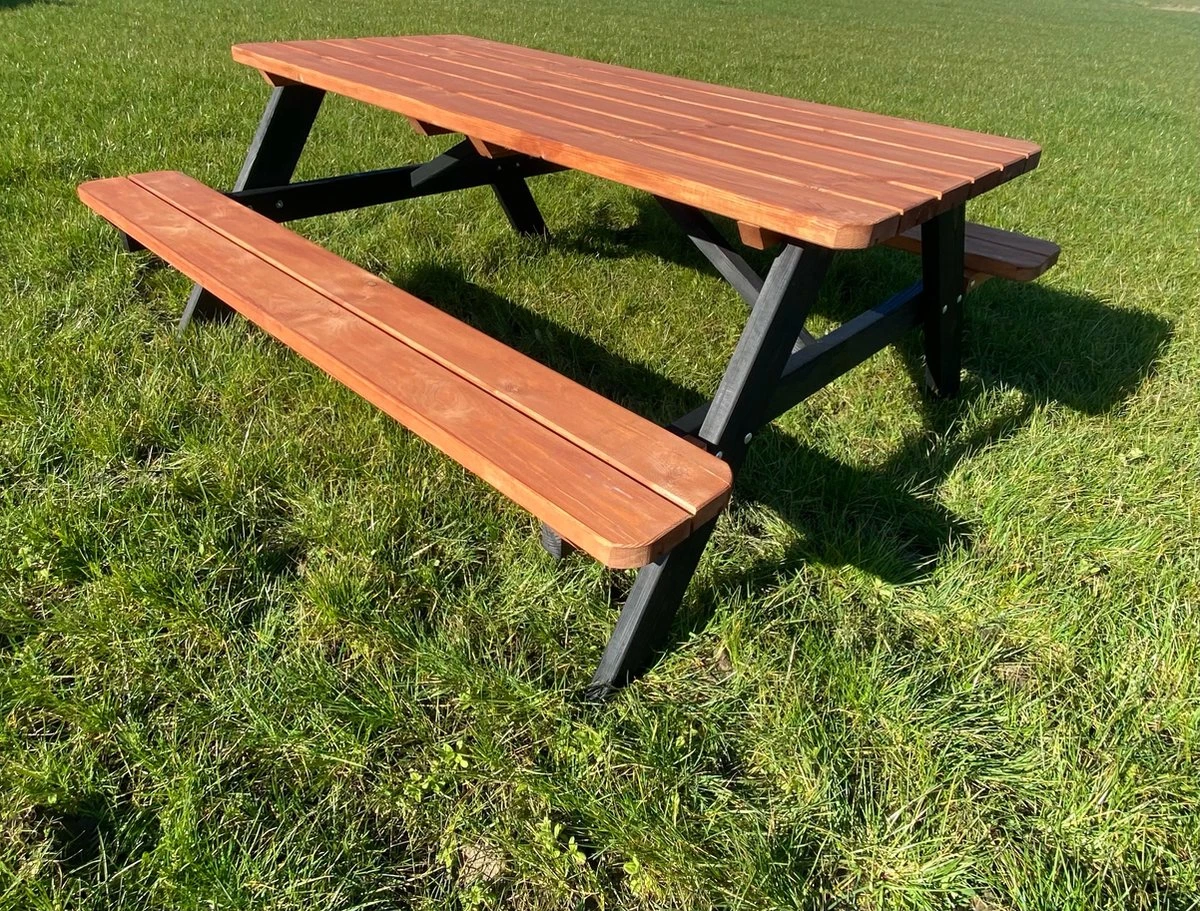 Goedkopepicknicktafels.nl | Zwart Bruine XL Picknicktafel Bruno | Tuintafel 6 Persoons | Bruin Zwart Gespoten Gedroogd Grenen Hout! 1 Goedkopepicknicktafels.nl | Zwart Bruine XL Picknicktafel Bruno | Tuintafel 6 Persoons | Bruin Zwart Gespoten Gedroogd Grenen Hout!