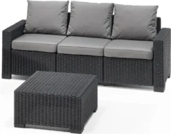 Allibert California Chaise Longue Loungeset - 3 A 4 Personen - Grafiet -Tuin- En Buitenwinkels 1200x939 1