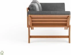 Loungebank Tuin FSC Antraciet – Makkelijk Verstelbaar Lounge Bank Balkon – Tuinbank Lounge Hardhout FSC – Perfecthomeshop -Tuin- En Buitenwinkels 1200x942