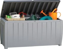 Keter Novel Opbergbox - 340L - 124x55x62.5cm - Grijs 16 Keter Novel Opbergbox - 340L - 124x55x62.5cm - Grijs -Tuin- En Buitenwinkels 1200x948