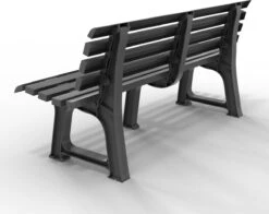 Casaria Tuinbank Orchidea – Kunststof/240kg Belastbaar – Antraciet -Tuin- En Buitenwinkels 1200x950 1