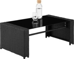 Tectake - Wicker Zitgroep Tuinset Lucca - Zwart - 404131 -Tuin- En Buitenwinkels 1200x952