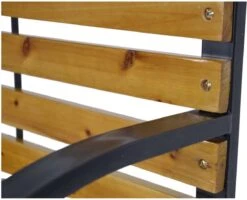 Dutcc 41142 - Tuinbank - Woodstock - 120 Cm – Zwart -Tuin- En Buitenwinkels 1200x972