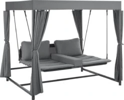 Schommelbank / Ligbank Kassandra - Donkergrijs -Tuin- En Buitenwinkels 1200x973