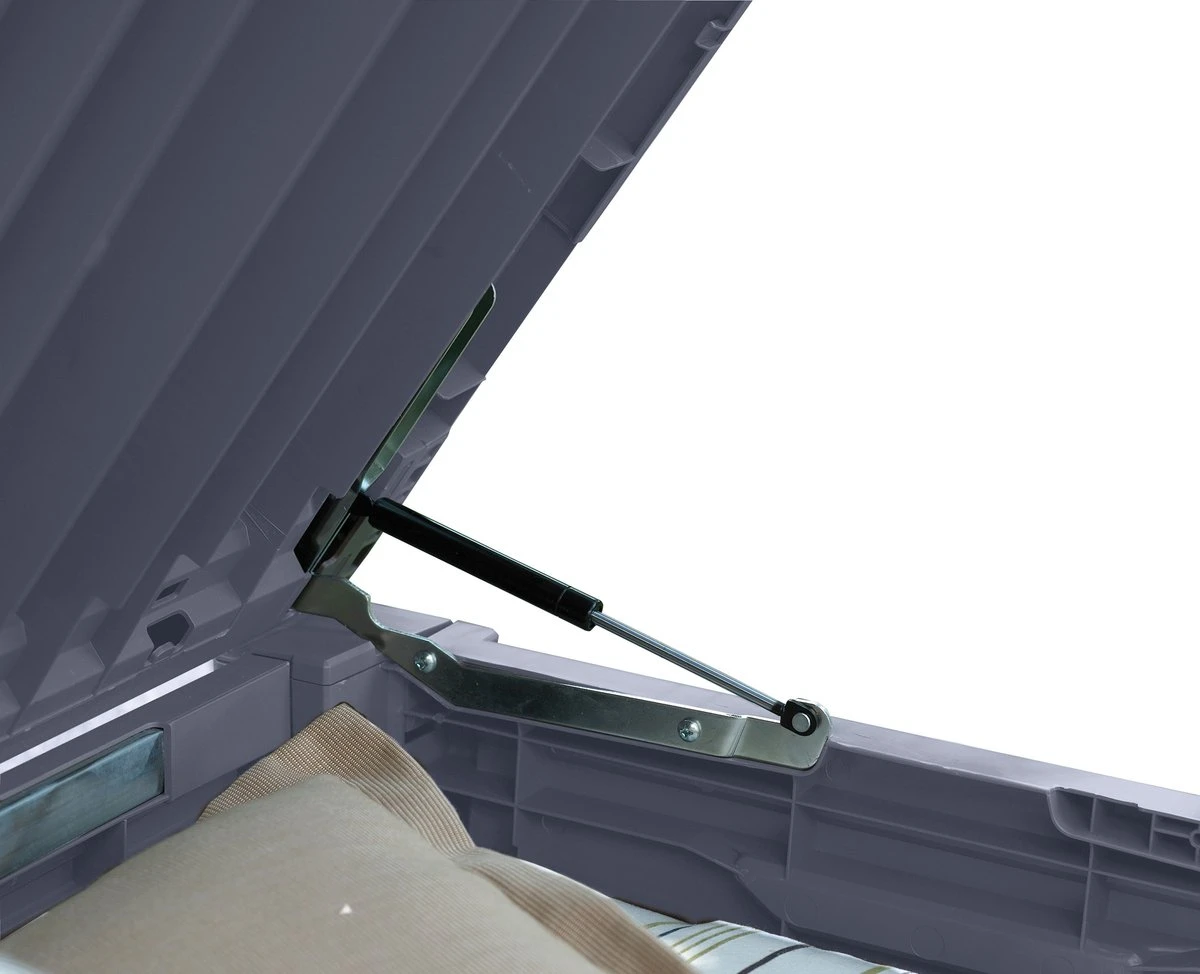 Keter Brightwood Opbergbox - 455L - 145x69,7x60,3 Cm - Grafiet 3 Keter Brightwood Opbergbox - 455L - 145x69,7x60,3 Cm - Grafiet - Afbeelding 3