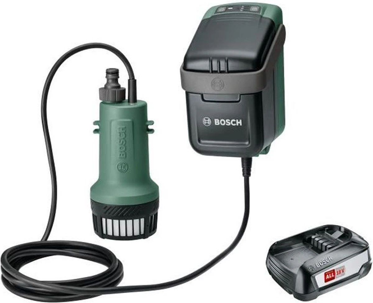 Bosch GardenPump 18 Accu Regentonpomp - Met 1 X 18 V Accu En Lader 16 Bosch GardenPump 18 Accu Regentonpomp - Met 1 X 18 V Accu En Lader - Afbeelding 16