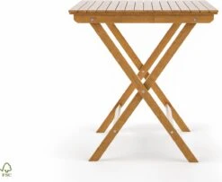 Bistro Set Hout Balkonset FSC – Patio Set Tuin – Houten Frans Tuinsetje – Kleine Tuinset – Complete Kleine Balkon Tafelset Met Gratis Bijzettafel – Hardhout FSC Balkonstoelen & Balkon Tafel - Tuintafel En Stoelen - Bistroset Van Hout – Balcony Set -Tuin- En Buitenwinkels 1200x984 1