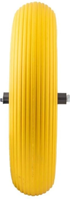 Merkloos Kruiwagenwiel Anti Lek - 4.80/4.00-8 - Massief PU Band - Lekvrij Wiel Met 130mm As - Kruiwagenband 4.80/400 Voor Kruiwagen -Tuin- En Buitenwinkels 424x1200